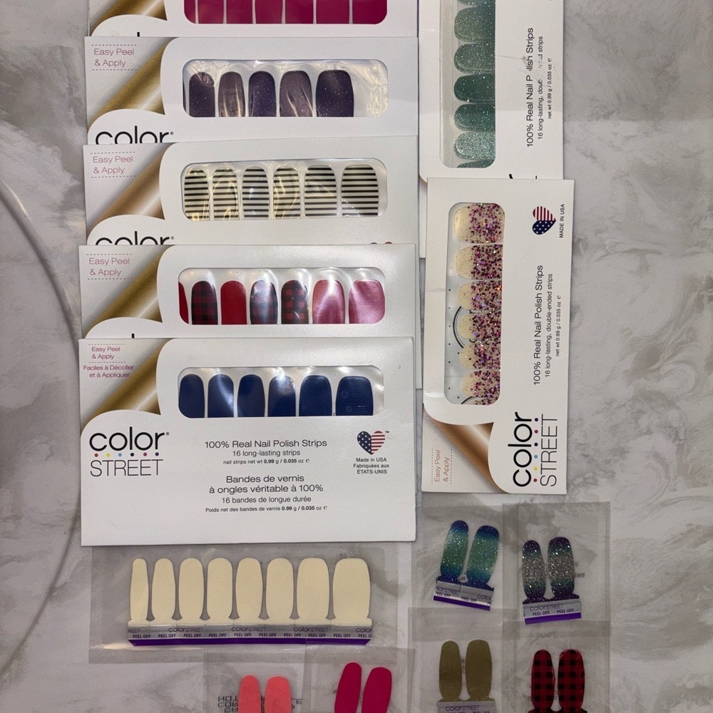 Color Street Nail Polish Strips Bundle